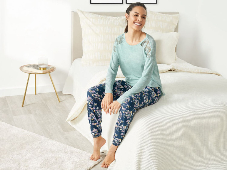 Ga naar volledige schermweergave: ESMARA® Lingerie Pyjamaset voor dames, 4-delig, XS - L - afbeelding 24