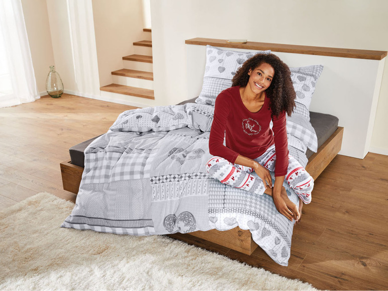 Aller en mode plein écran LIVARNO home Housse de couette en polaire, 260 x 240 cm - Photo 5