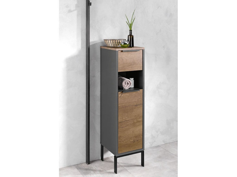 Ga naar volledige schermweergave: LIVARNO home Badkamerkast, 30,6 x 114,8 x 35 cm - afbeelding 2
