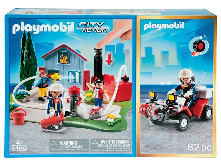 Ga naar volledige schermweergave: Brandweerinterventie met quad (5169), Playmobil - afbeelding 3