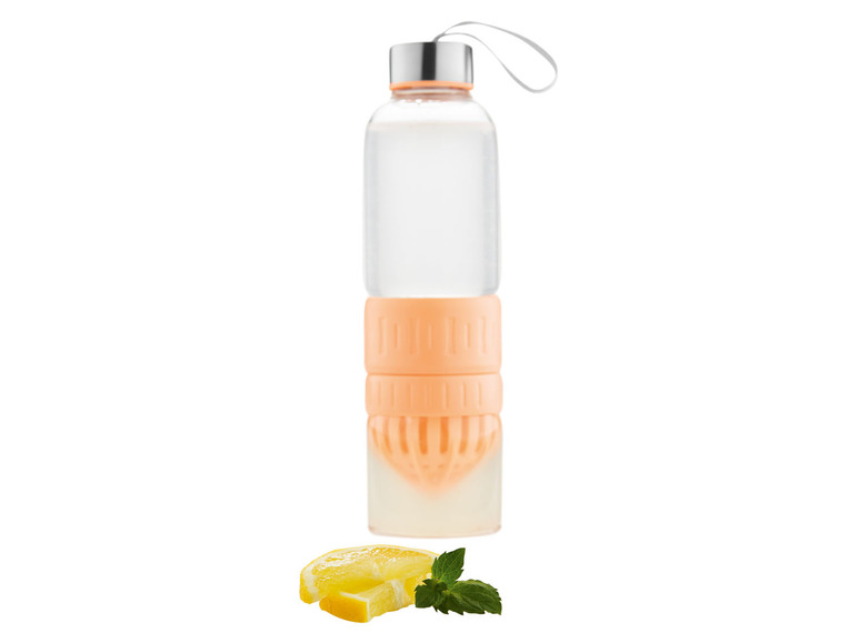 Ga naar volledige schermweergave: ERNESTO® Drinkfles met citruspers of met infuser - afbeelding 4