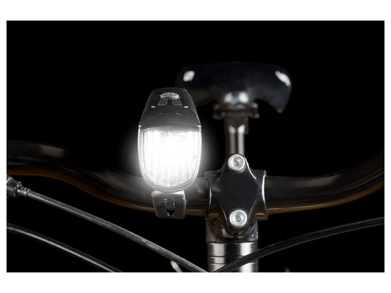 Aller en mode plein écran CRIVIT Éclairage à LED pour vélo, feu avant et arrière - Photo 5