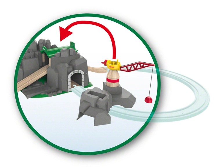 Ga naar volledige schermweergave: BRIO Kraan en bergtunnel - afbeelding 2