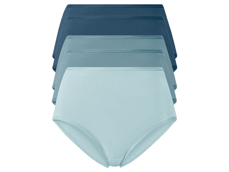 Aller en mode plein écran esmara® Set de 5 culottes à taille haute en un mélange de coton - Photo 2