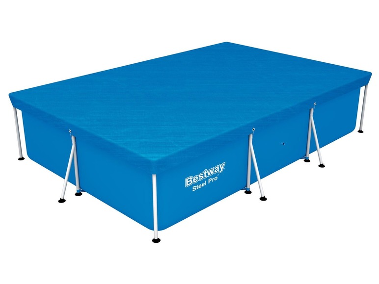 Ga naar volledige schermweergave: Bestway Afdekzeil Flowclear™ PE voor Steel Pro™ Pool 300 x 201 x 66 cm - afbeelding 1