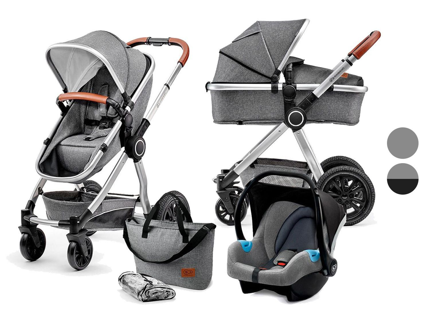 vergroting hetzelfde afschaffen Kinderkraft Kinderwagen VEO, 3-in-1 | Lidl.be