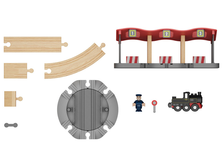 Ga naar volledige schermweergave: Playtive Uitbreidingsset voor houten spoorweg - afbeelding 3