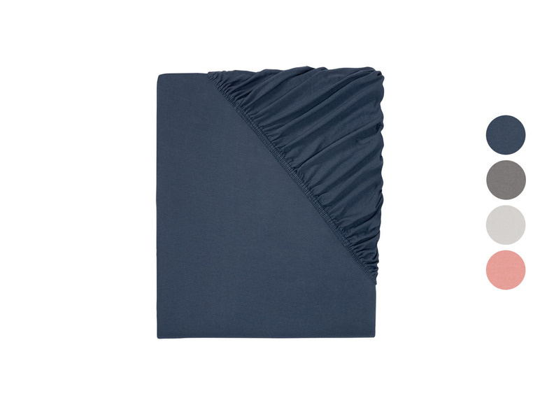 Aller en mode plein écran LIVARNO home Drap-housse en jersey, 90-100 x 200 cm - Photo 1