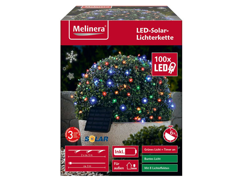 Aller en mode plein écran Melinera Guirlande lumineuse à LED, 5 m - Photo 2