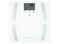 Une balance digitale blanche HealthForYou by SILVERCREST avec Bluetooth.