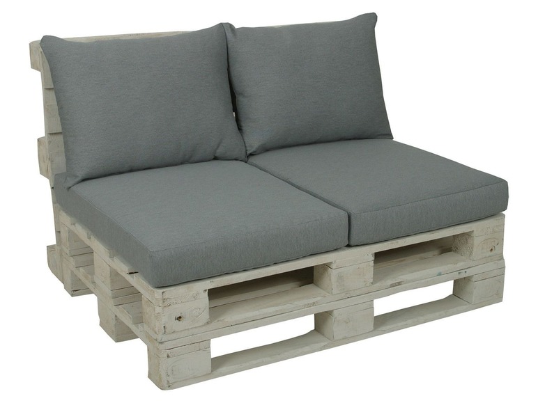 Aller en mode plein écran GO-DE Textil Set de coussins de jardin pour palettes - Photo 6