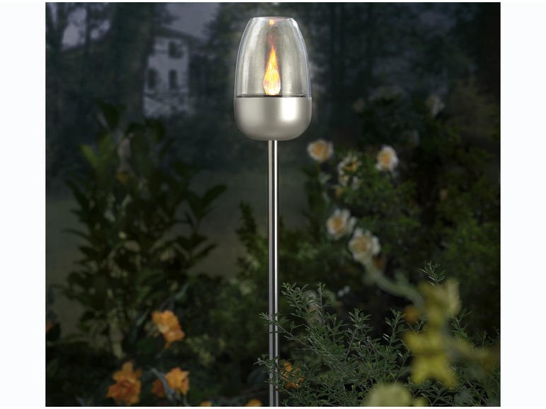 Ga naar volledige schermweergave: Melinera Ledsolarlamp, met zonnepaneel, verlichtingsduur 6-8 u, flakkereffect - afbeelding 3