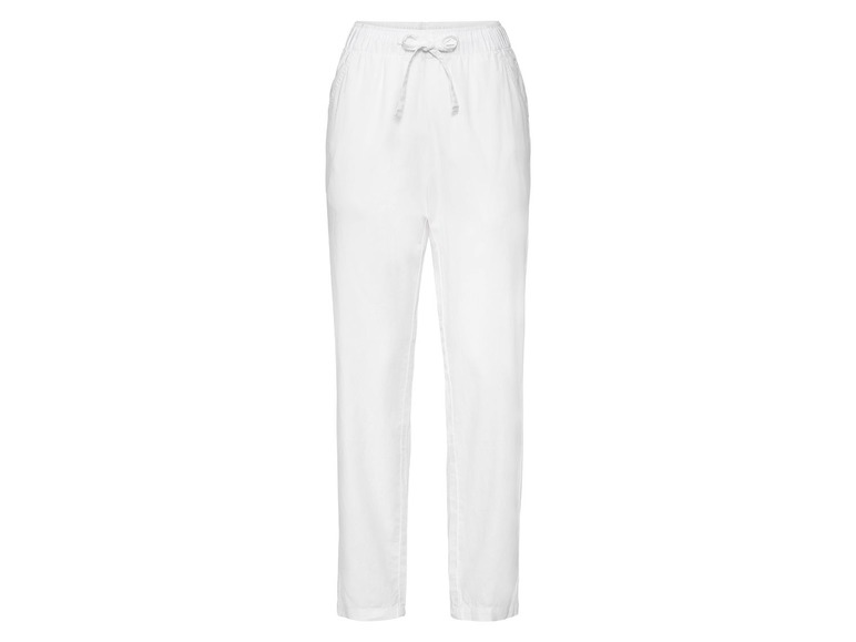 Aller en mode plein écran esmara® Pantalon avec taille élastique en lin et coton - Photo 2