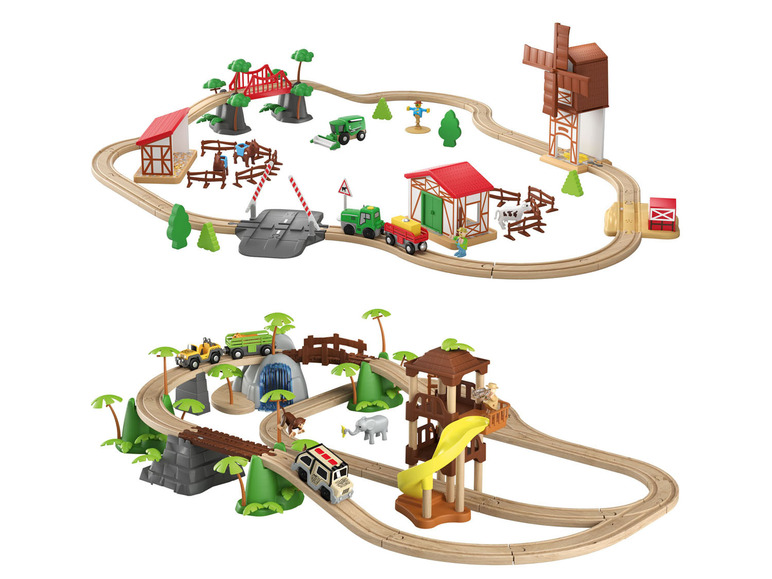 Ga naar volledige schermweergave: Playtive Houten spoorweg - afbeelding 1
