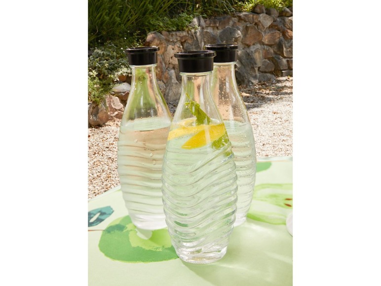 Ga naar volledige schermweergave: SodaStream Herbruikbare glazen flessen, koolzuurhoudend, 2 x 0,6 L - afbeelding 2