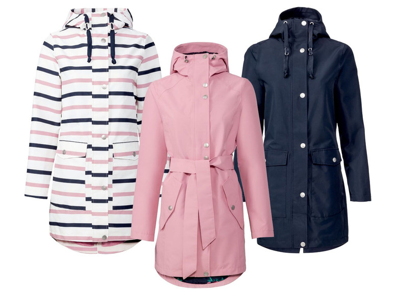 Ga naar volledige schermweergave: esmara® Trenchcoat voor dames, regenbestendig, polyester - afbeelding 1