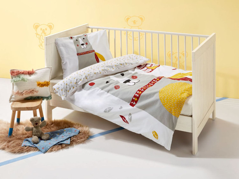 Aller en mode plein écran lupilu® Housse de couette pour enfants, 140 x 200 cm, 100 % coton bio - Photo 10