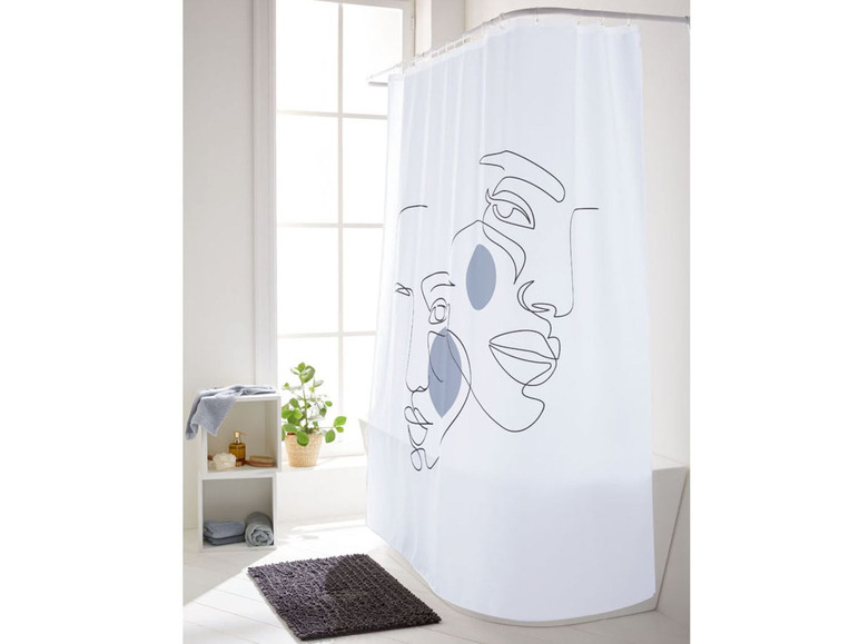 Aller en mode plein écran LIVARNO home Rideau de douche, 180 x 200 cm - Photo 3
