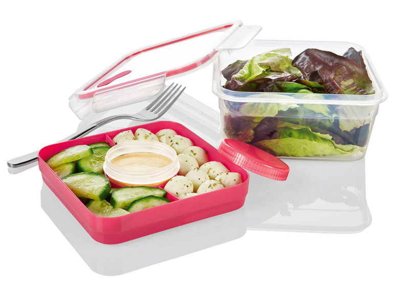 Ga naar volledige schermweergave: ERNESTO® Lunchbox, siliconen afdichting, kliksluiting - afbeelding 11