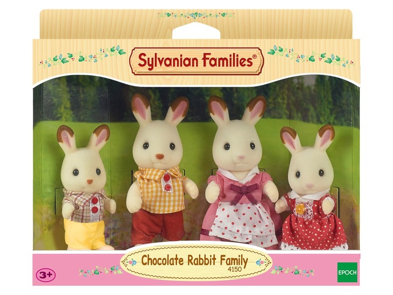 Ga naar volledige schermweergave: Sylvanian Families Familie Chocoladekonijn (4150) - afbeelding 2