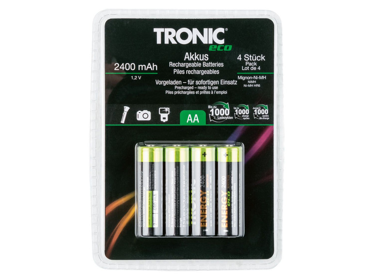 Ga naar volledige schermweergave: TRONIC® Oplaadbare batterijen, Ni-MH, 4 stuks - afbeelding 5
