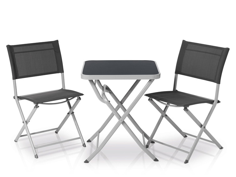 Aller en mode plein écran florabest Set de meubles de balcon en aluminium »Houston«, 3 pièces - Photo 2