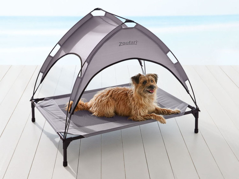 Ga naar volledige schermweergave: zoofari® Hondenbed met zonnedak, UV-bescherming - afbeelding 1