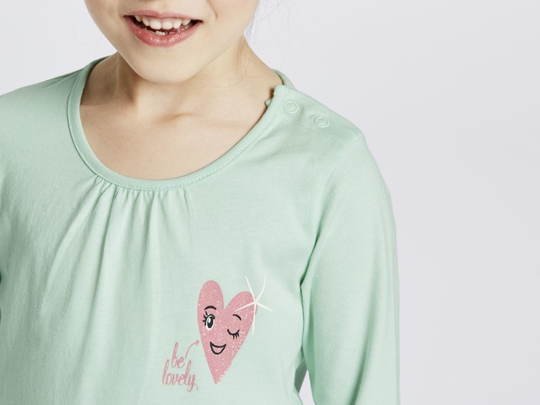 Ga naar volledige schermweergave: lupilu® Set van 4 T-shirts met lange mouwen voor meisjes - afbeelding 30
