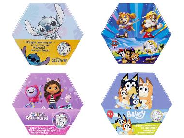 Mallette de coloriage Hexagon, 41 pièces