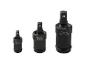 Ensemble de trois adaptateurs universels noirs OWIM de 6,3 mm, 10 mm et 12,5 mm.