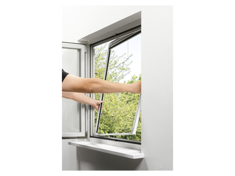 Ga naar volledige schermweergave: LIVARNO home Aluminium vliegenraam, 130 x 150 cm - afbeelding 3