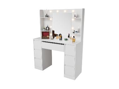 JUSKYS Coiffeuse « Malia », avec lampes LED