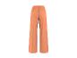 Pantalon large femme couleur pêche avec taille élastique