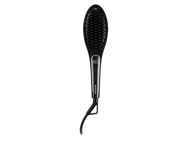 SILVERCREST® 2 en 1 : brosse à cheveux et fer à lisser, 50 W