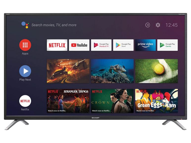 Ga naar volledige schermweergave: Sharp 42" Smart TV, Full HD - afbeelding 1