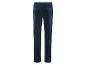 Donkerblauwe corduroy broek met elastiek in de taille.