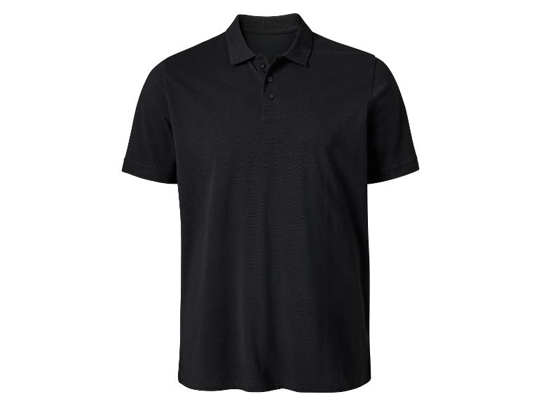 Zwart poloshirt voor heren.