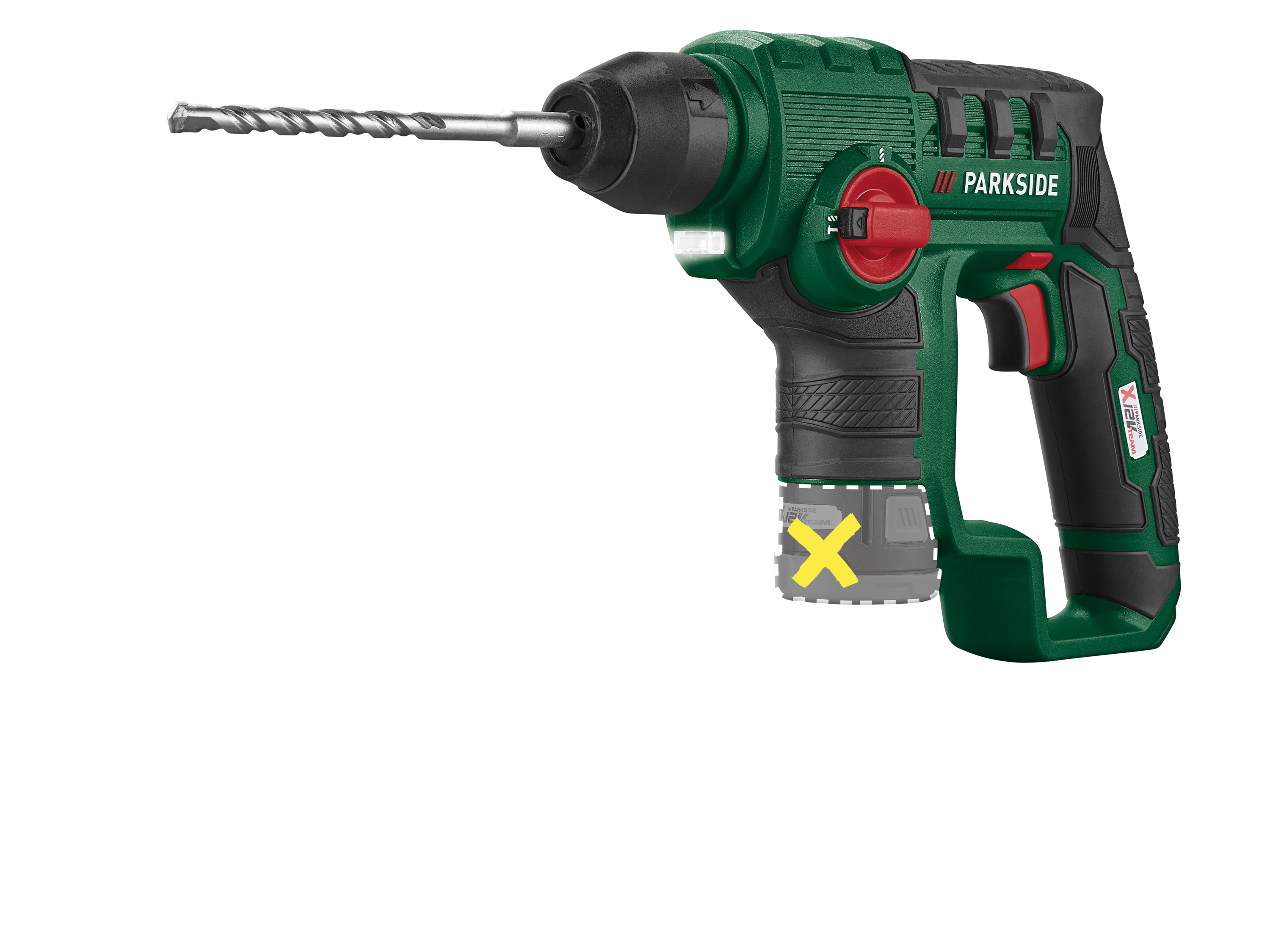 Accuboorhamer 12 V PARKSIDE® PBHA12