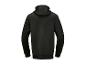 Unisex zwarte hoodie.