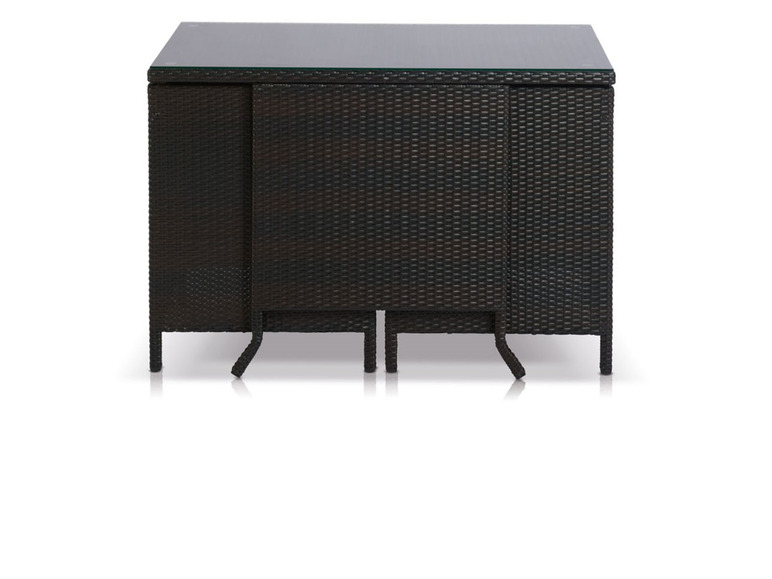 Ga naar volledige schermweergave: LIVARNO home Wicker balkonset, 3-delig - afbeelding 4