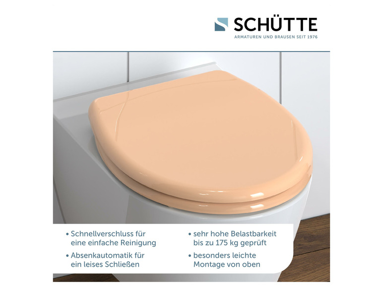 Ga naar volledige schermweergave: Schütte WC zitting duroplast, met soft-close-mechanisme - afbeelding 42