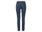 Donkerblauwe skinny jeans, achterkant.