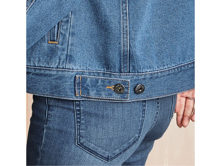Ga naar volledige schermweergave: esmara® Oversized jeansjas met insteekzakken - afbeelding 14