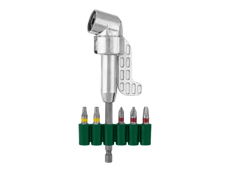 Adaptateur d'angle pour perceuse avec jeu d'embouts Torx et Phillips