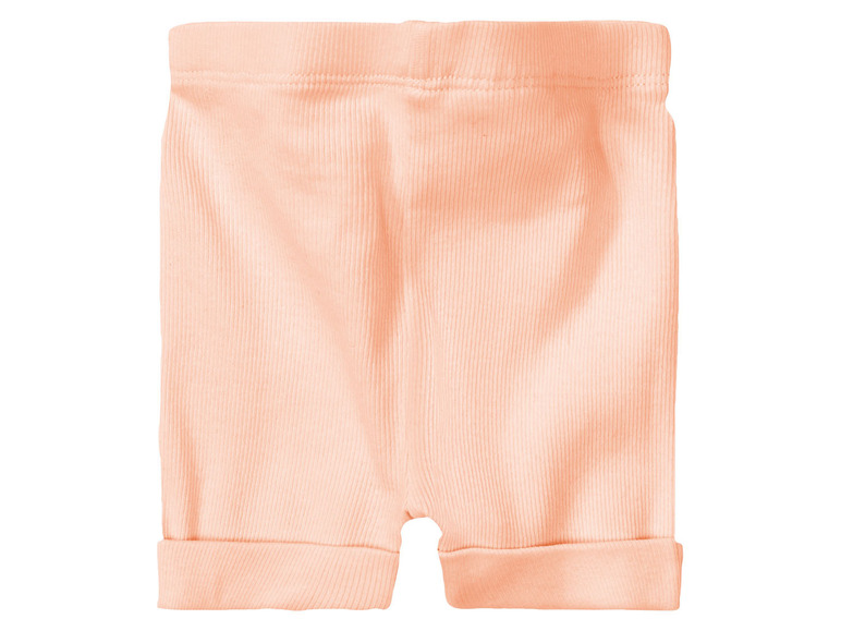 Aller en mode plein écran Set de 2 shorts bébé en un mélange de coton - Photo 4