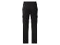 Pantalon cargo noir avec taille élastique, vue arrière.
