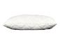Oreiller blanc matelassé avec motif ondulé