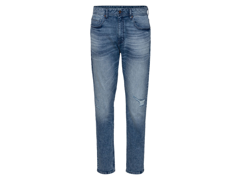 Ga naar volledige schermweergave: LIVERGY® Tapered fit jeans van een katoenmix - afbeelding 14