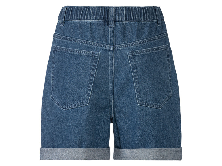 Ga naar volledige schermweergave: esmara® Katoenen jeansshort met elastische taille - afbeelding 4