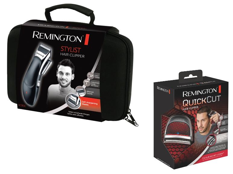 Tondeuses à cheveux Remington Stylist et QuickCut.